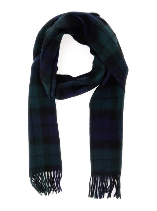 26FW 바버 뉴 체크 타탄 스카프 USC0137 NAVY - BARBOUR