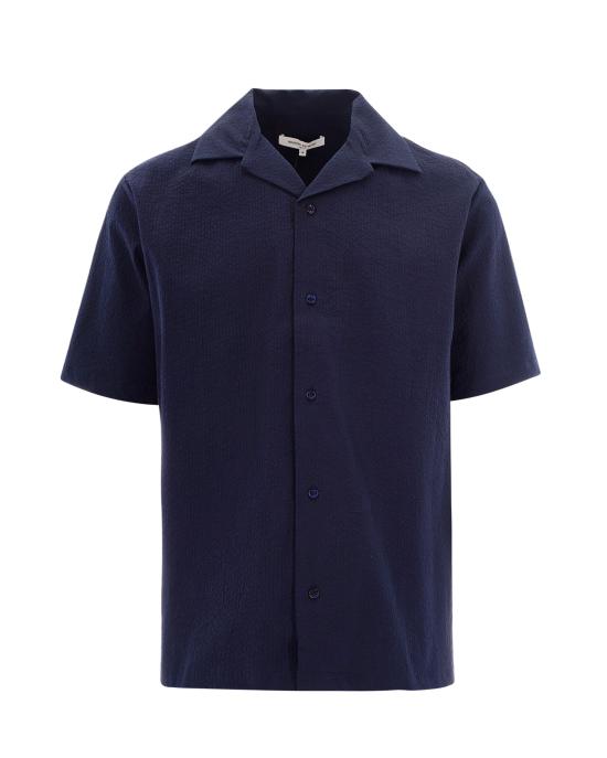 26SS 메종키츠네 셔츠 QM00407WC5082 NAVY