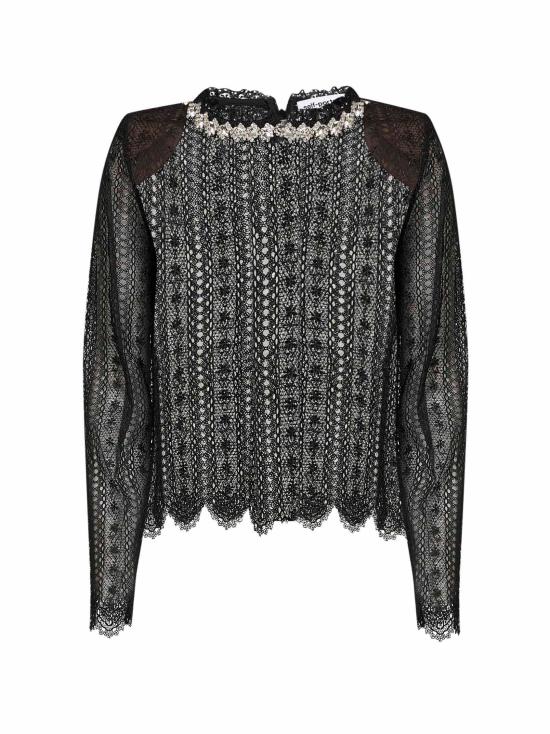 26SS 셀프 포트레이트 블라우스 172T BLACK