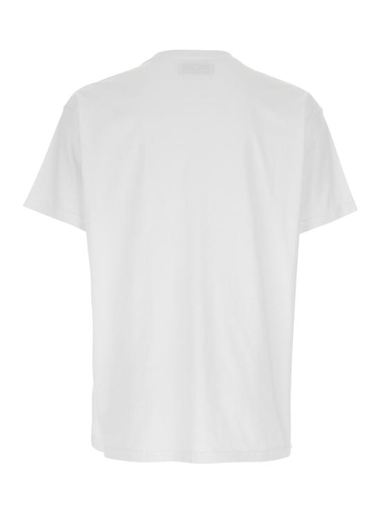 26SS 비비안웨스트우드 가먼트 다이드 로고 저지 반팔 티셔츠 3G010013 WHITE - VIVIENNE WESTWOOD