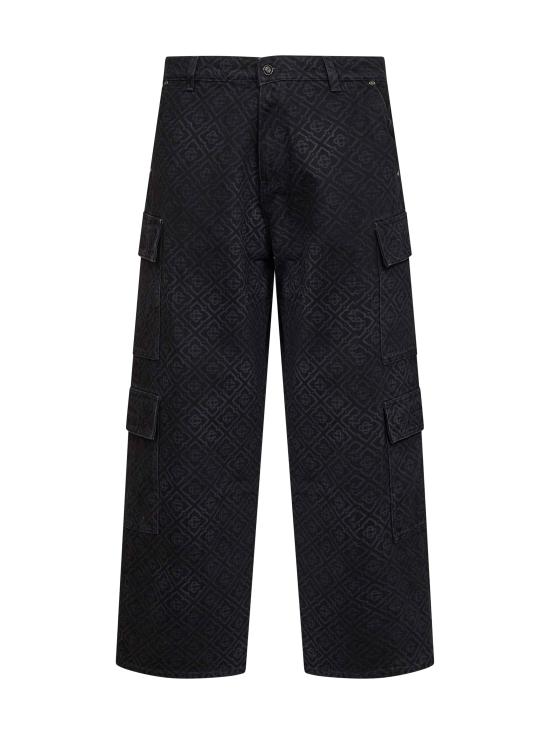 26FW 카사블랑카 카고 팬츠 MPF26DN00201 BLACK