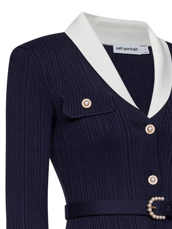 26FW 셀프 포트레이트 스웨터 131C NAVY - SELF PORTRAIT