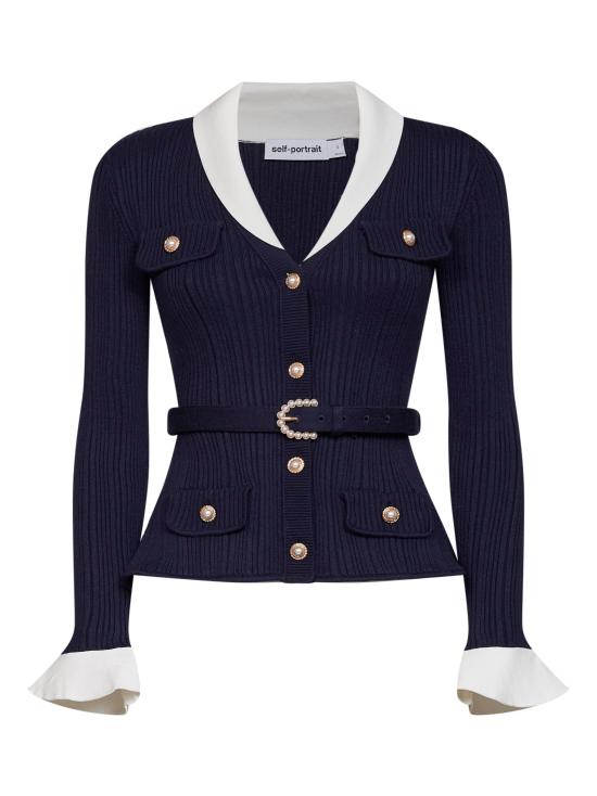 26FW 셀프 포트레이트 스웨터 131C NAVY