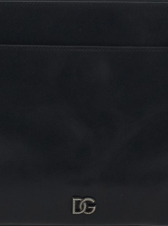 26SS 돌체앤가바나 레더 토일레트리 클러치 BP3294 BLACK - DOLCE & GABBANA