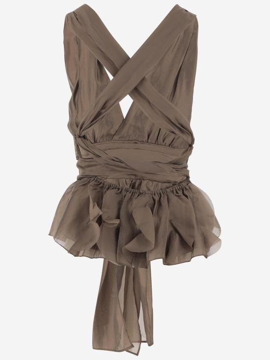 26FW 더 가먼트 블라우스 22604 KHAKI - THE GARMENT