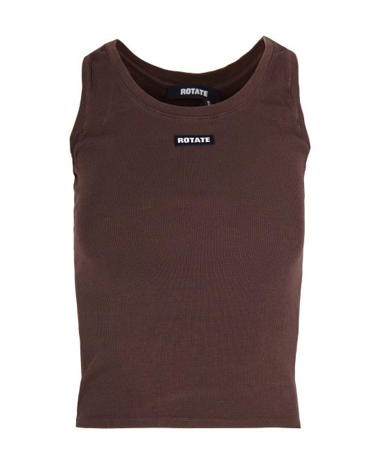 26SS 로테이트 바이 크리스텐슨 민소매 티셔츠 115376 BROWN