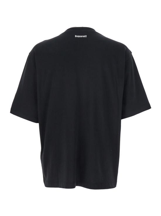 25FW 디스퀘어드2 탑 S74GD1478 BLACK - DSQUARED2