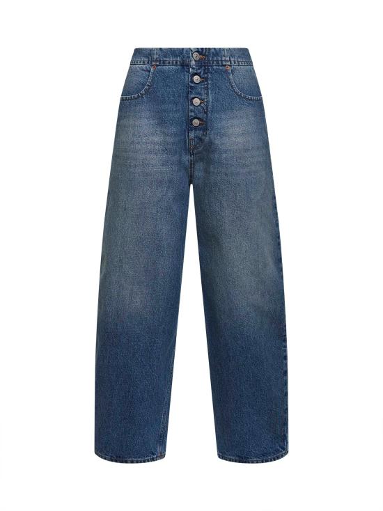26SS MM6 메종마르지엘라 스트레이트레그 진 S52LA0235M30058965 BLUE
