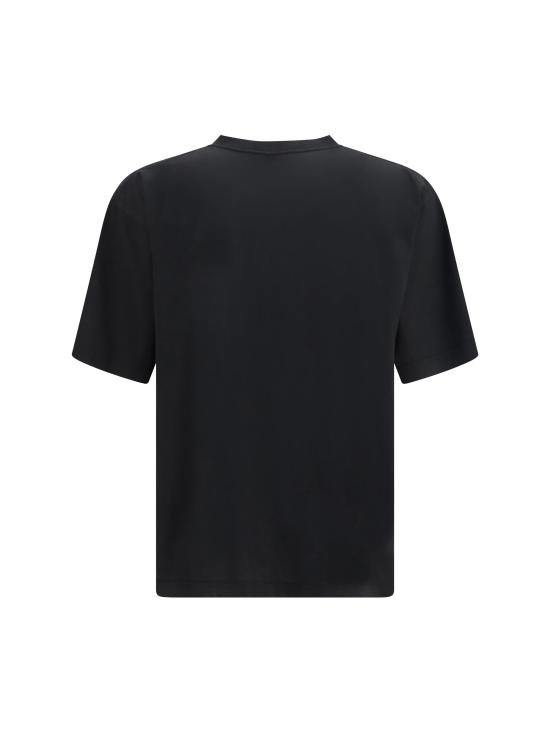 26FW 발렌시아가 빈티지 홀리데이 코튼 티셔츠 A001VVTUVO8 BLACK - BALENCIAGA