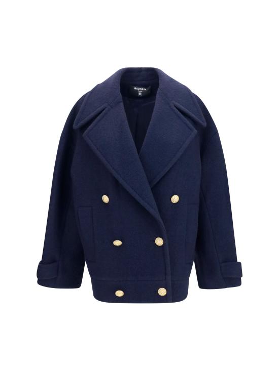 26FW 발망 코트 HF1UA205WC70 NAVY
