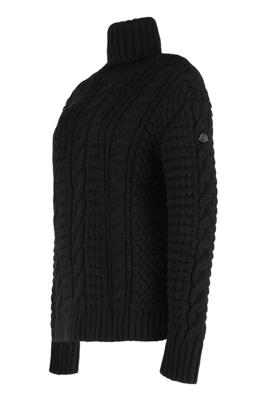 25FW 몽클레어 스웨터 K24039F00002 BLACK - MONCLER