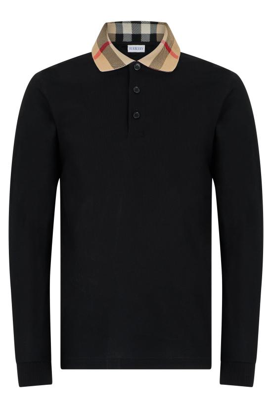 26SS 버버리 코튼 폴로셔츠 8098812 BLACK