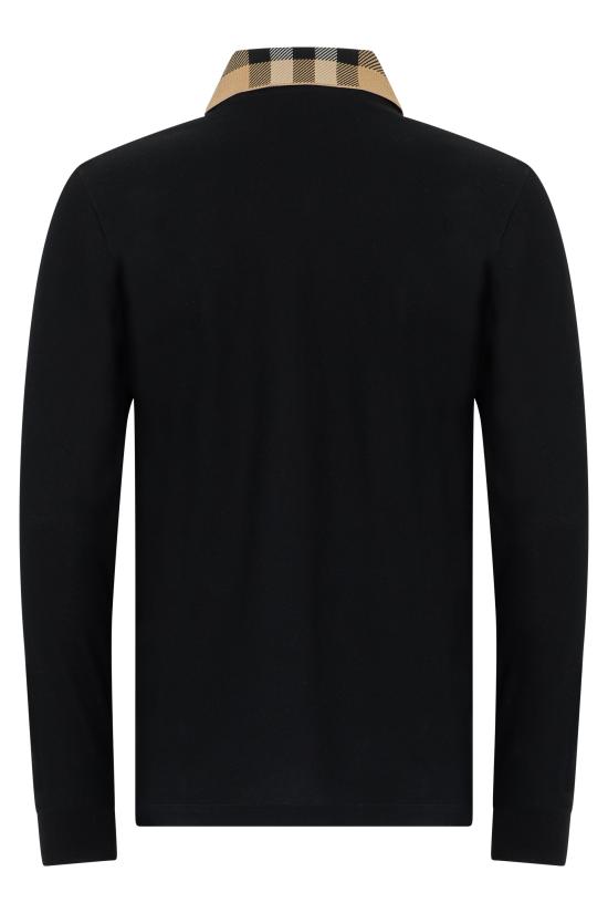 26SS 버버리 코튼 폴로셔츠 8098812 BLACK - BURBERRY