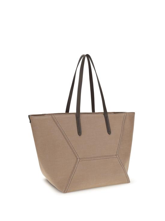 26SS 브루넬로 쿠치넬리 토트백 MB25D2571 BEIGE - BRUNELLO CUCINELLI