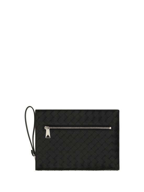 26FW 보테가베네타 스몰 인트레치아토 도큐먼트 케이스 693675V2E41 BLACK - BOTTEGA VENETA