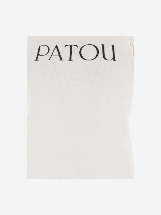 26SS 파투 민소매 티셔츠 JE0159994 WHITE - PATOU