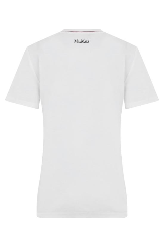 26SS 막스마라 스튜디오 폴로 티셔츠 MSTPUGNALE WHITE - MAX MARA STUDIO