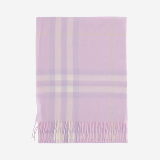  버버리 체크 캐시미어 스카프 8112651 PINK - BURBERRY