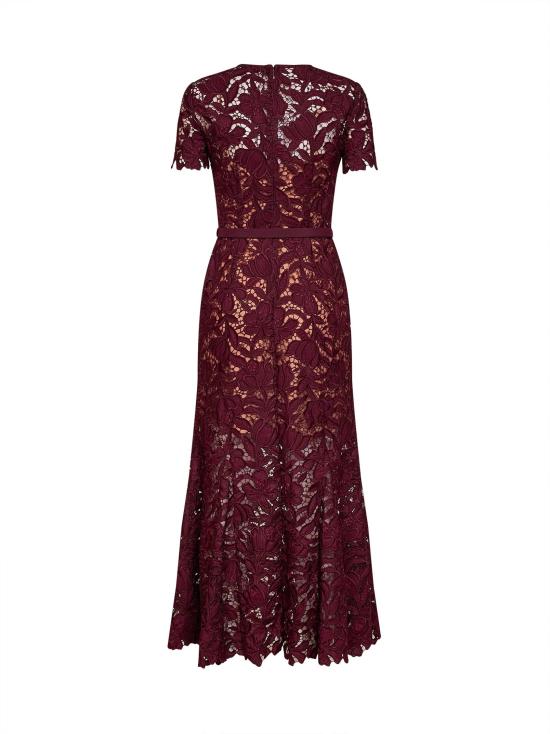 26FW 셀프 포트레이트 원피스 107M BURGUNDY - SELF PORTRAIT