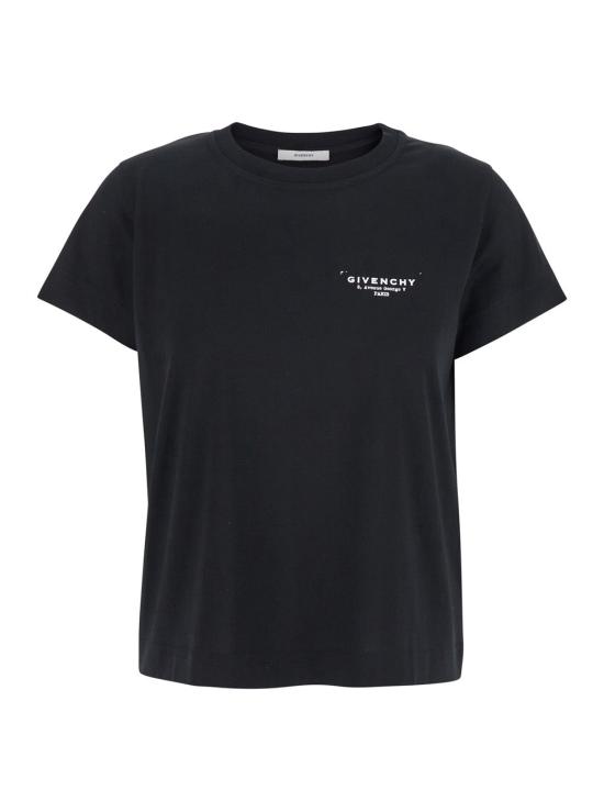 25FW 지방시 폴로 티셔츠 BW70FJ BLACK