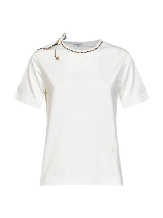 26FW 버버리 폴로 티셔츠 8127210 B7078 WHITE