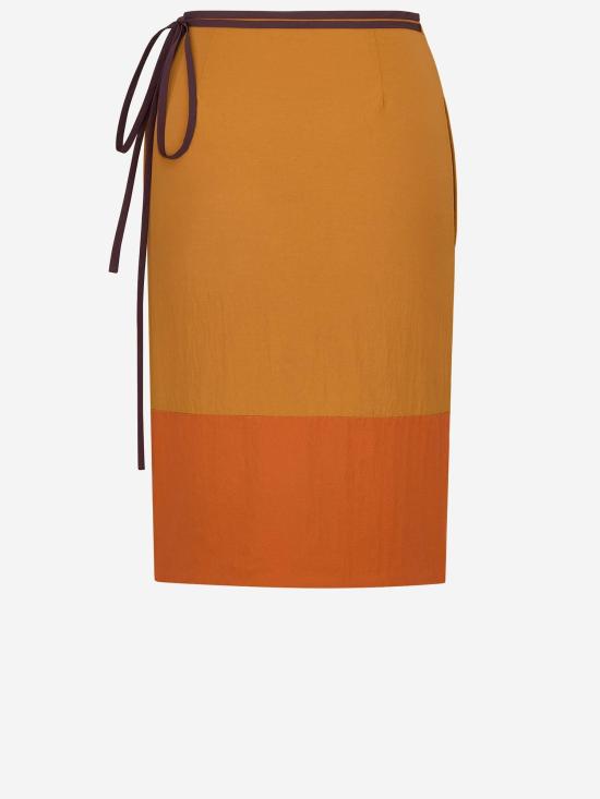 26SS 생로랑 스커트 856970 ORANGE