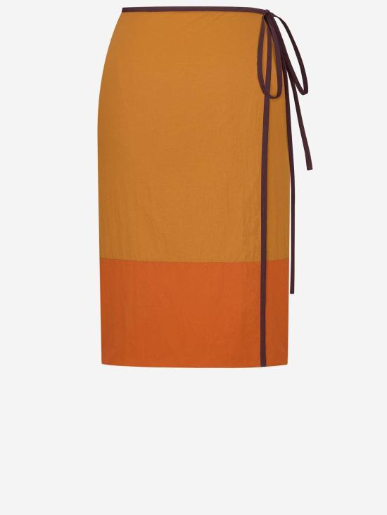 26SS 생로랑 스커트 856970 ORANGE - SAINT LAURENT