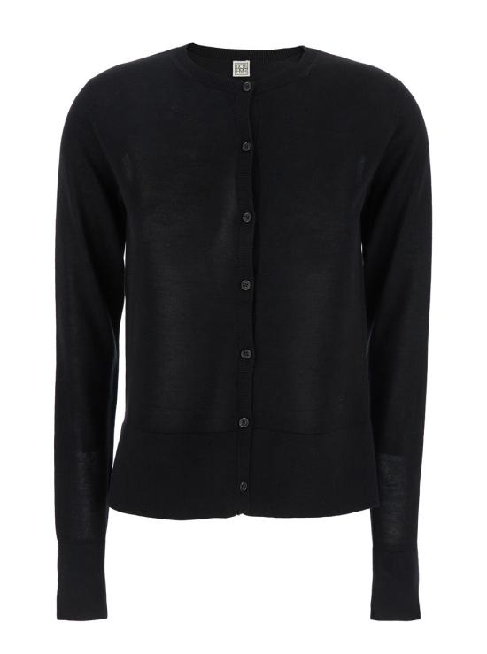 25FW 토템 가디건 243WRT0329YA0079 BLACK