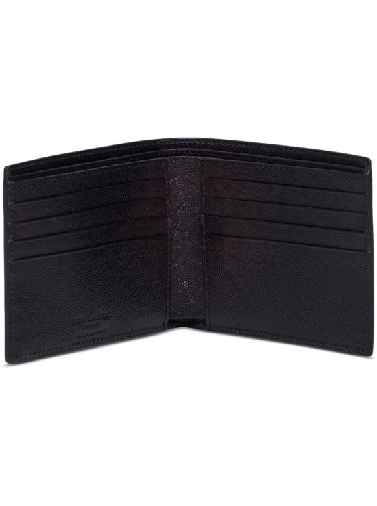 26SS 생로랑 로고 이스트/웨스트 반지갑 396307 BLACK - SAINT LAURENT