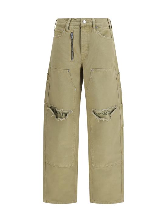 26SS 알렉산더 왕 데님 팬츠 4DC2264991 GREEN - ALEXANDER WANG