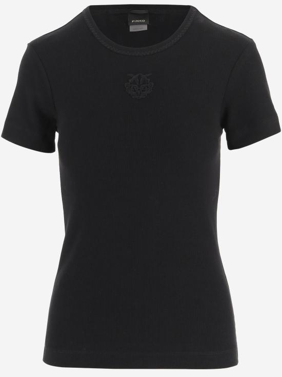 26SS 핑코 폴로 티셔츠 106815 BLACK - PINKO