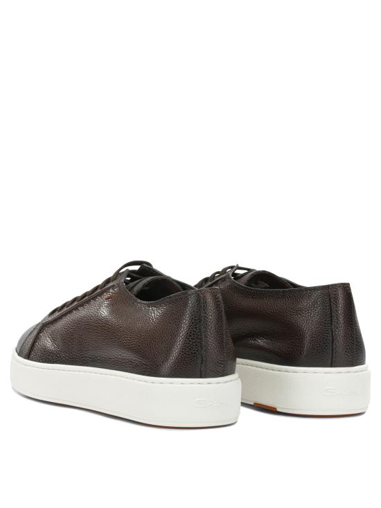 26FW 산토니 스니커즈 MBCD22223BARKEVRT50T50 Brown - SANTONI