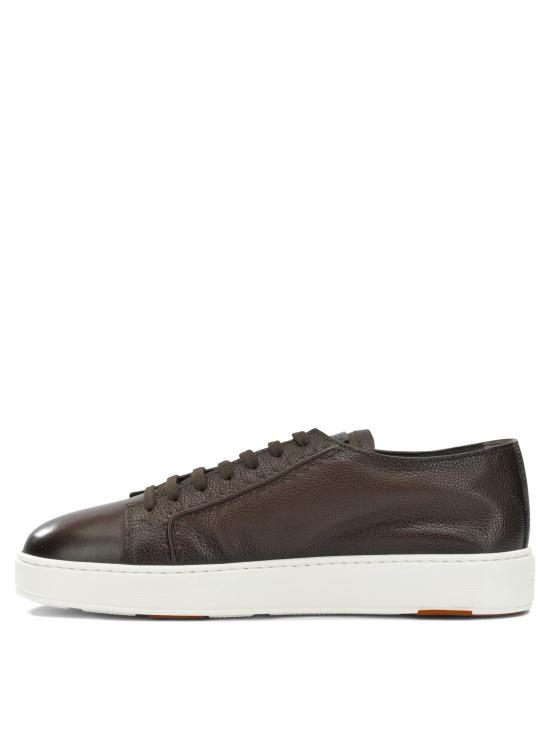 26FW 산토니 스니커즈 MBCD22223BARKEVRT50T50 Brown - SANTONI