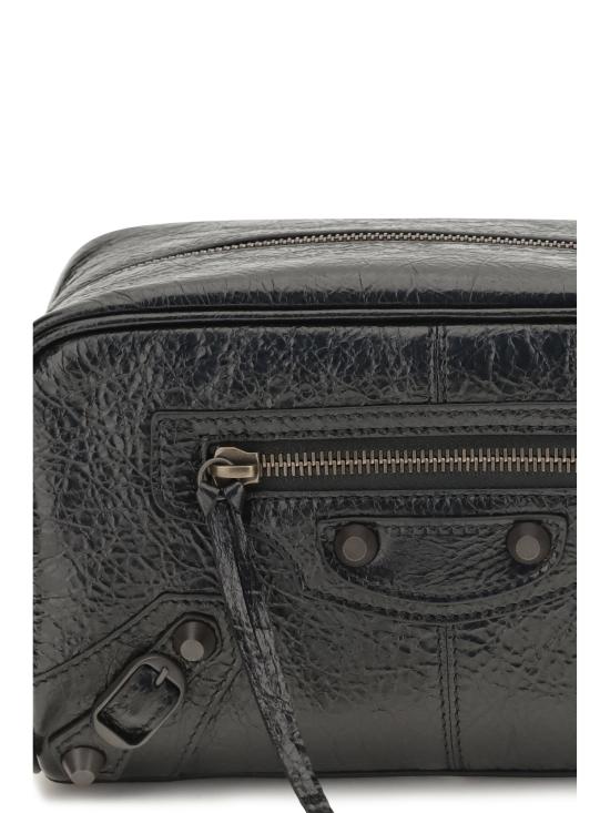 26FW 발렌시아가 르 시티 토일레트리 파우치 8726682ABFY BLACK