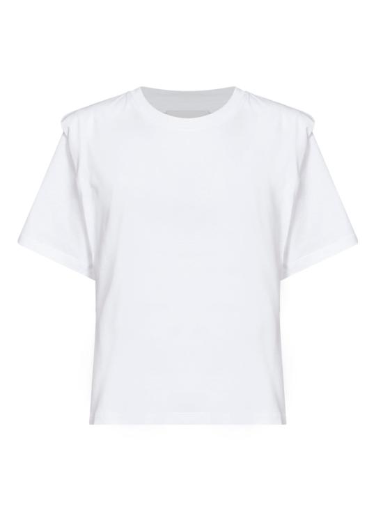 26FW 이자벨마랑에뚜왈 폴로 티셔츠 TS0041FAA1N41I20WH WHITE