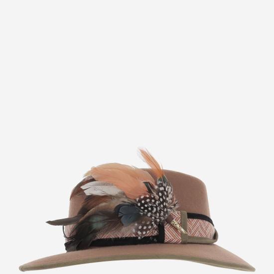  알렉시아 알바레즈 데 톨레도 모자 TERRACOTAFEDORA BEIGE - ALEXIA ALVAREZ DE TOLEDO