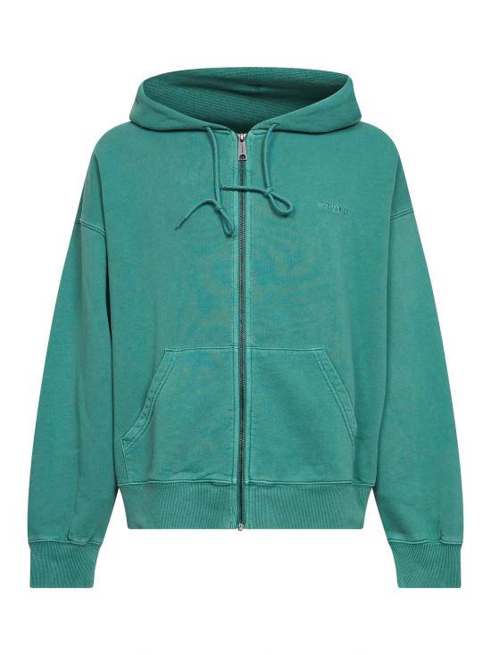 26SS 칼하트 WIP 후드 벤톤 스웨트 자켓 I035437 3ICGD GREEN