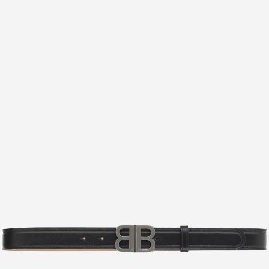  발렌시아가 벨트 810728 BLACK