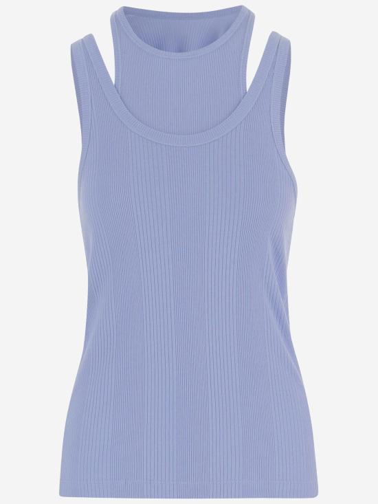 26SS 아르마리움 민소매 티셔츠 ARMTMT040J BLUE - ARMARIUM