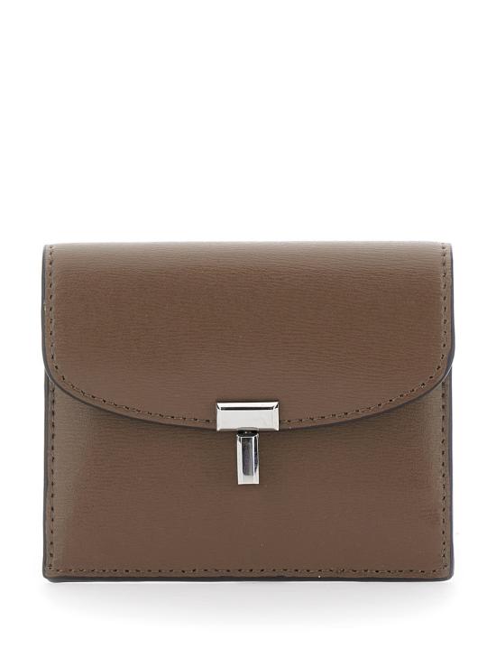 26FW 토템 T-락 팔멜라토 레더 카드 홀더 251WAM0042LE0025 BEIGE