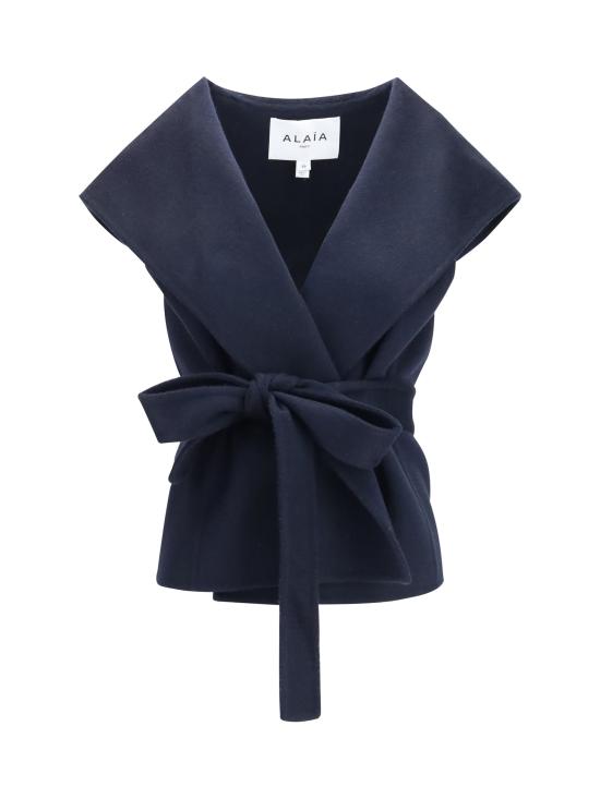 26FW 알라이아 자켓 AA9V1305T500D NAVY - ALAIA