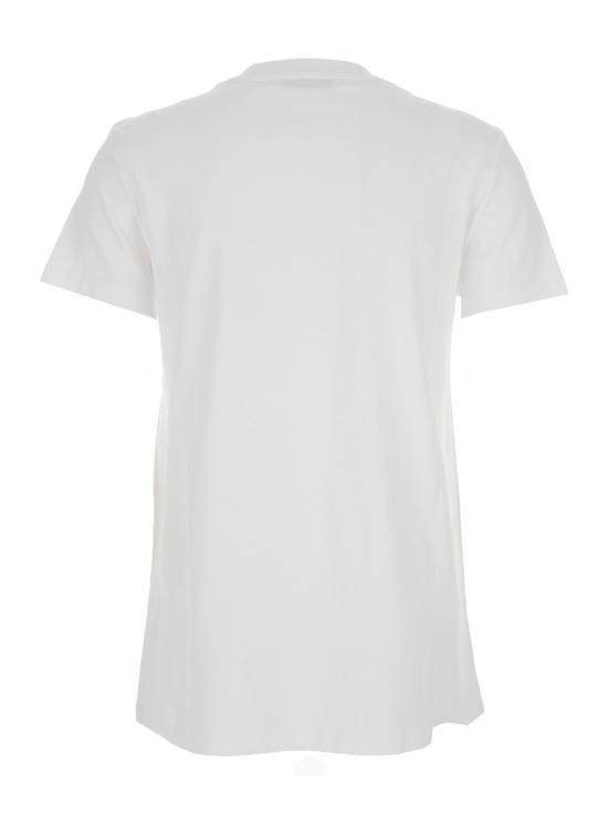 25FW 막스마라 BRAVO 엠브로이드 코튼 티셔츠 2521946032600 WHITE - MAX MARA