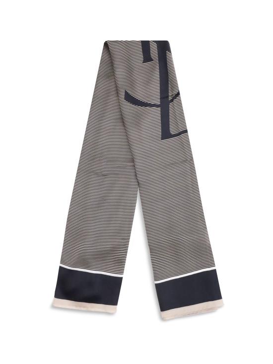  생로랑 카산드라 스트라이프 스톨 8221383Y039 NAVY - SAINT LAURENT