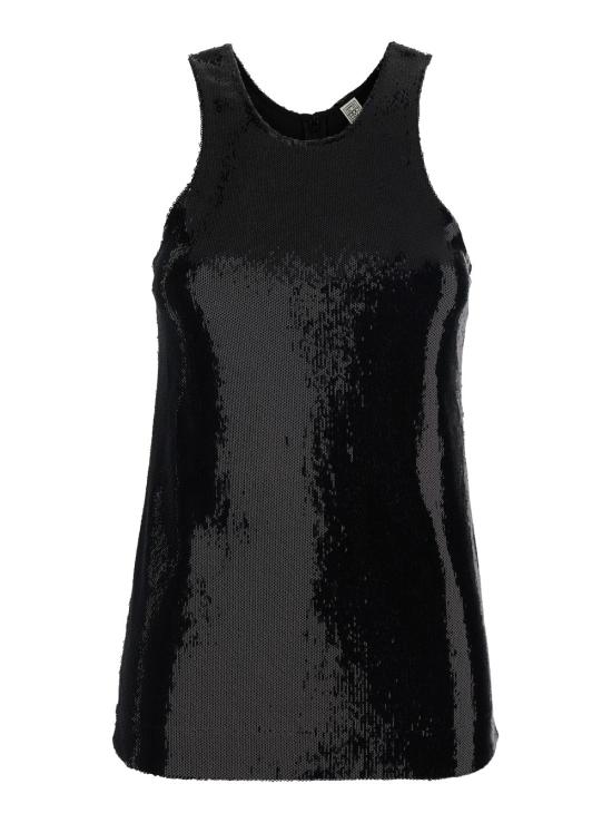 26SS 토템 민소매 티셔츠 261WRT0731FB0593 BLACK