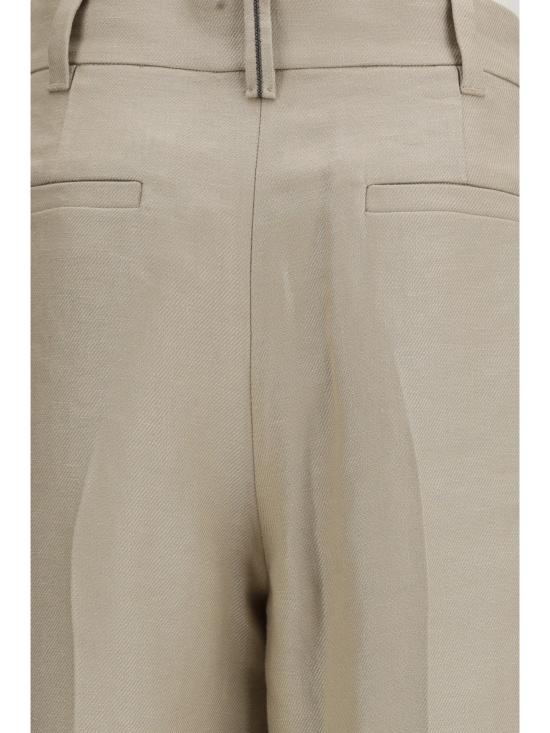 26SS 브루넬로 쿠치넬리 팬츠 MH527P9185 BEIGE - BRUNELLO CUCINELLI