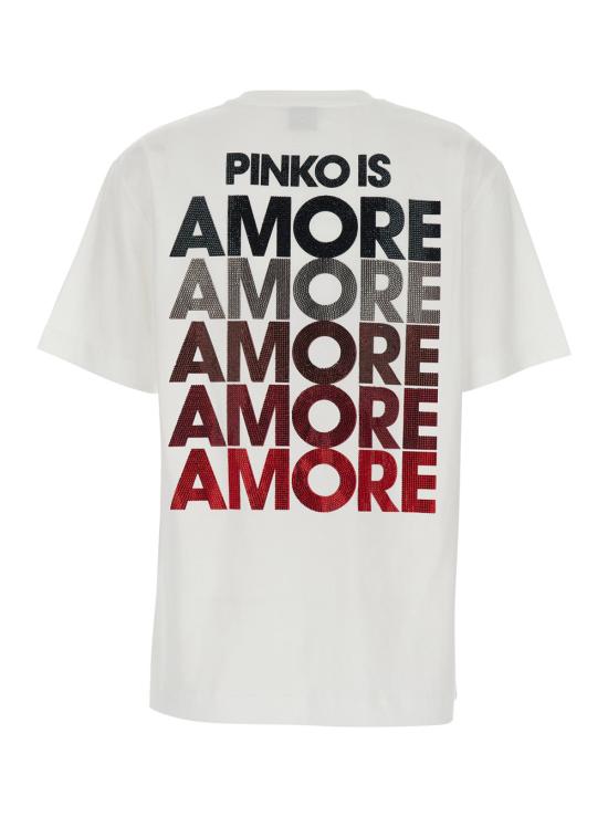 26SS 핑코 폴로 티셔츠 105526 WHITE - PINKO