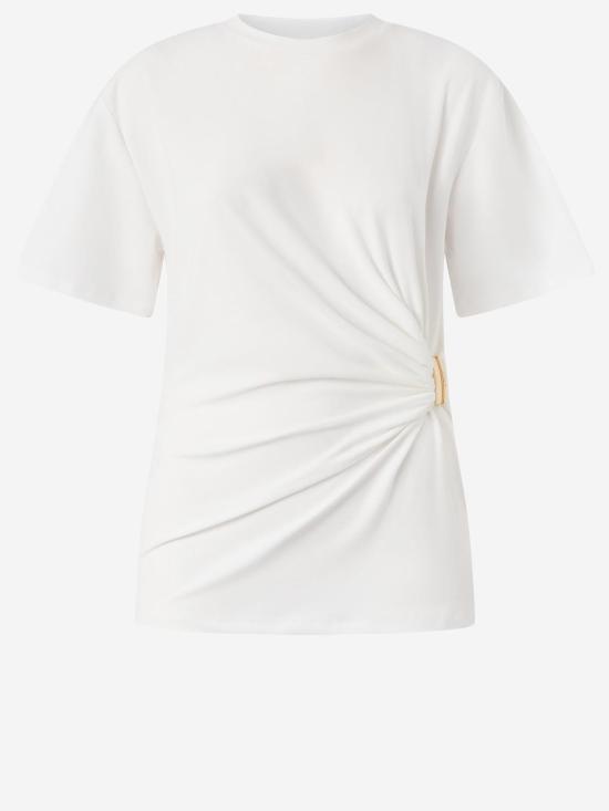 26SS 핑코 폴로 티셔츠 106455 WHITE