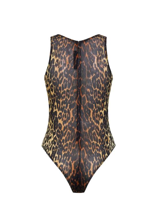26SS 알렉스 페리 바디수트 티셔츠 BY066RE26P LEOPARDPRINT MULTICOLOR - ALEX PERRY
