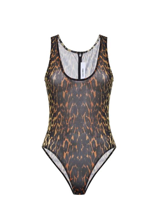 26SS 알렉스 페리 바디수트 티셔츠 BY066RE26P LEOPARDPRINT MULTICOLOR