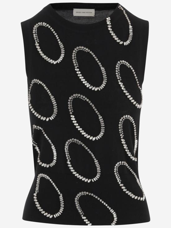 26SS 드리스 반 노튼 민소매 티셔츠 011207 BLACK - DRIES VAN NOTEN